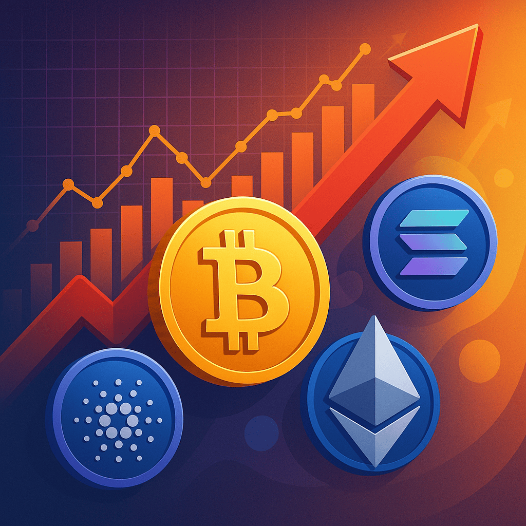 Criptomoedas em destaque